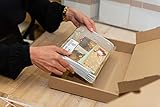 24 Adventskalender Zahlen rot weiß kariert - 3