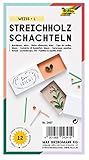 Streichholzschachteln, blanko, 12-er Pack - 3